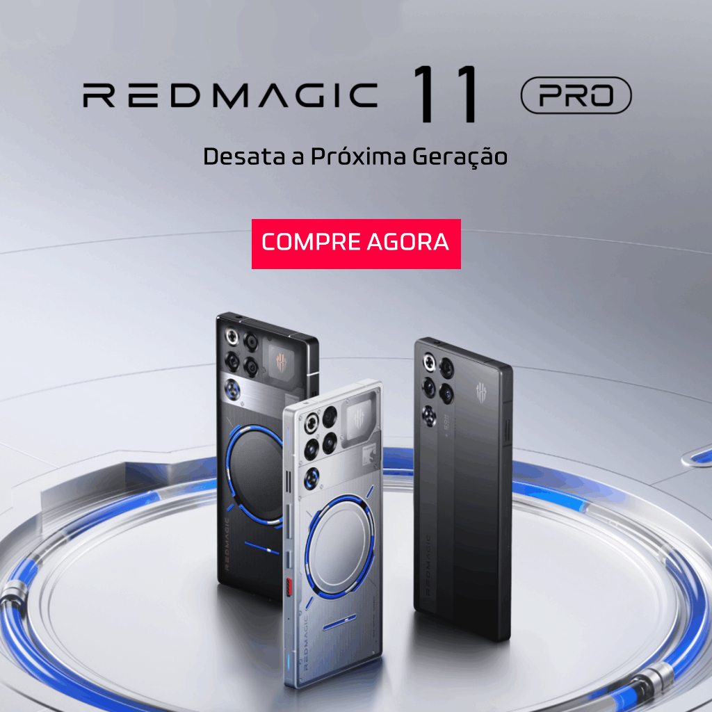 REDMAGIC 11 Pro Smartphone Gamer com Snapdragon 8 Elite, Tela 144Hz, 7500mAh e Refrigeração Avançada. Jogue sem Limites