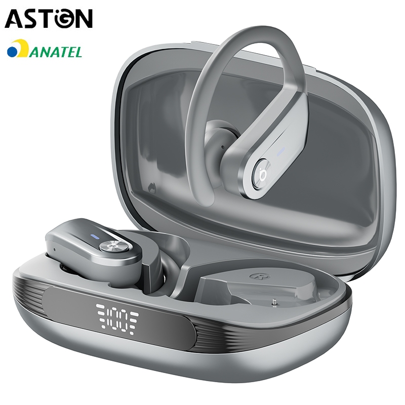 Astgn X Basike Fone de Ouvido Sem FioTWS IPX6 Cancelamento de Ruído|8h Bateria|ToqueDisplay Digital