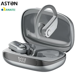 Astgn X Basike Fone de Ouvido Sem FioTWS IPX6 Cancelamento de Ruído|8h Bateria|ToqueDisplay Digital