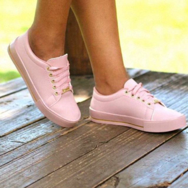 Tênis Sapatênis Feminino Casual Urbano Modinha Confortavel em Oferta na Shopee