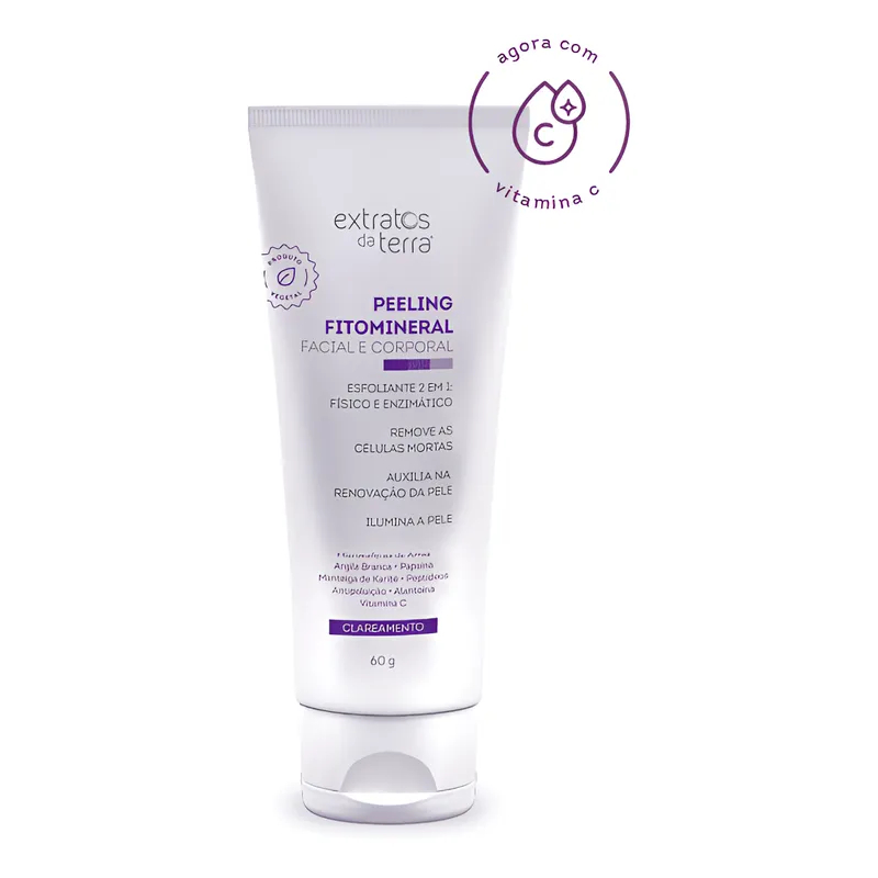 Peeling Fitomineral - Esfoliação Facial Extratos Da Terra