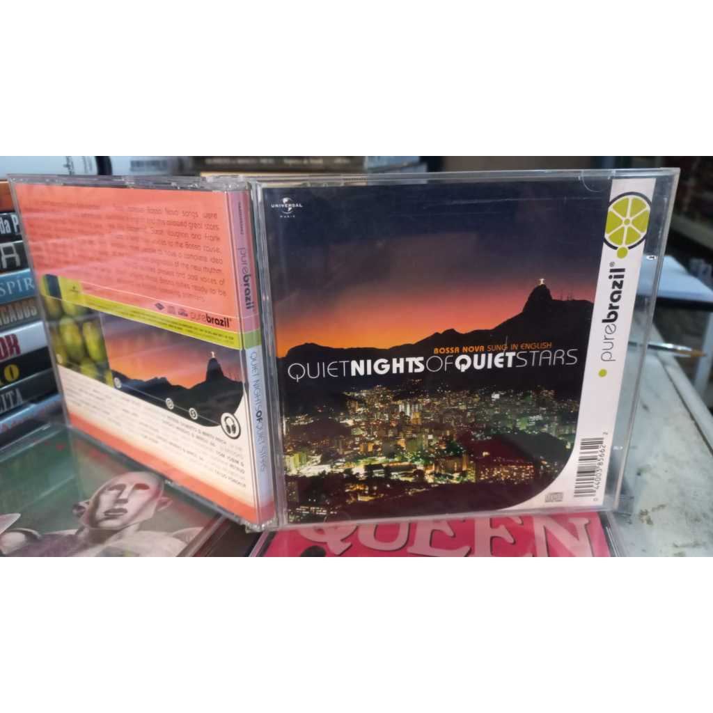 Cd Pure Brazil Quiet Nights Of Quiet Stars Bossa Nova Sung in English - excelente IMP Stan Getz Charlie Burd