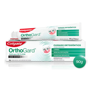 Creme Dental Colgate OrthoGard de Uso Diário E Cuidado Ortodôntico 90g em Oferta na Shopee