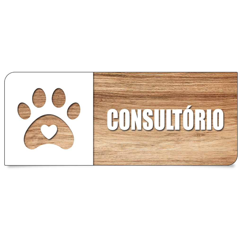 Placas de Identificação para Clínicas Veterinárias e Pet Shops Cão Gatos Animais
