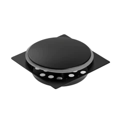 Ralo Click Inteligente Para Piso 10X10cm Black Matte Preto Fosco Click Up Super Luxo - PROMOÇÃO