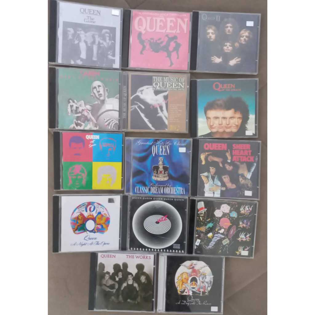 Cds Queen The game news of the world hot space the work jazz of magic classic trax a dat a night miracle sheer heart ata