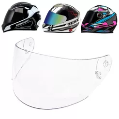 Viseira Cristal Polivisor P/ Capacete Norisk Ff391 Ff398 / Ls2 Ff309 Ff369 Antirrisco Injetada 2.2mm