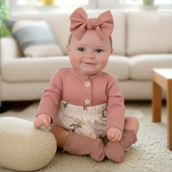 Bebê Boneca Reborn Realista Fofinha Corpinho Siliconado Pode Dar Banho