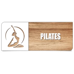 Placa de Identificação Pilates Academias, Clínicas de Fisioterapia, Estúdios