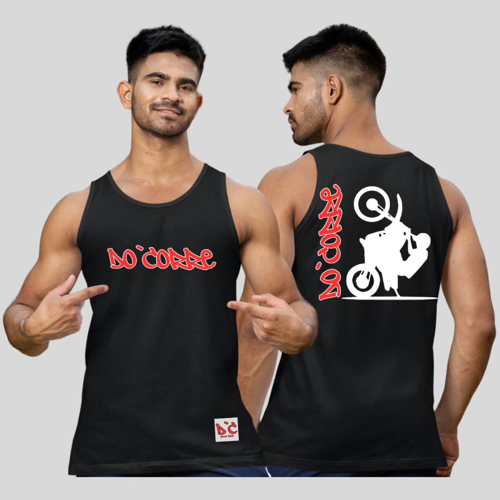 Camiseta Regata Masculina Moto Grau Titan Cb 1000 Camiseta Cavada Hornet Role Do`corre Lançamento
