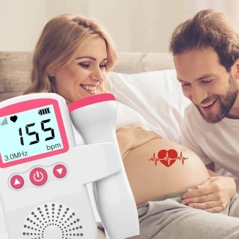 Monitor De Frequência Cardíaca Para Bebês Uso Doméstico Display De Gravidez Detector De Som Fetal Bebê JSL-T501