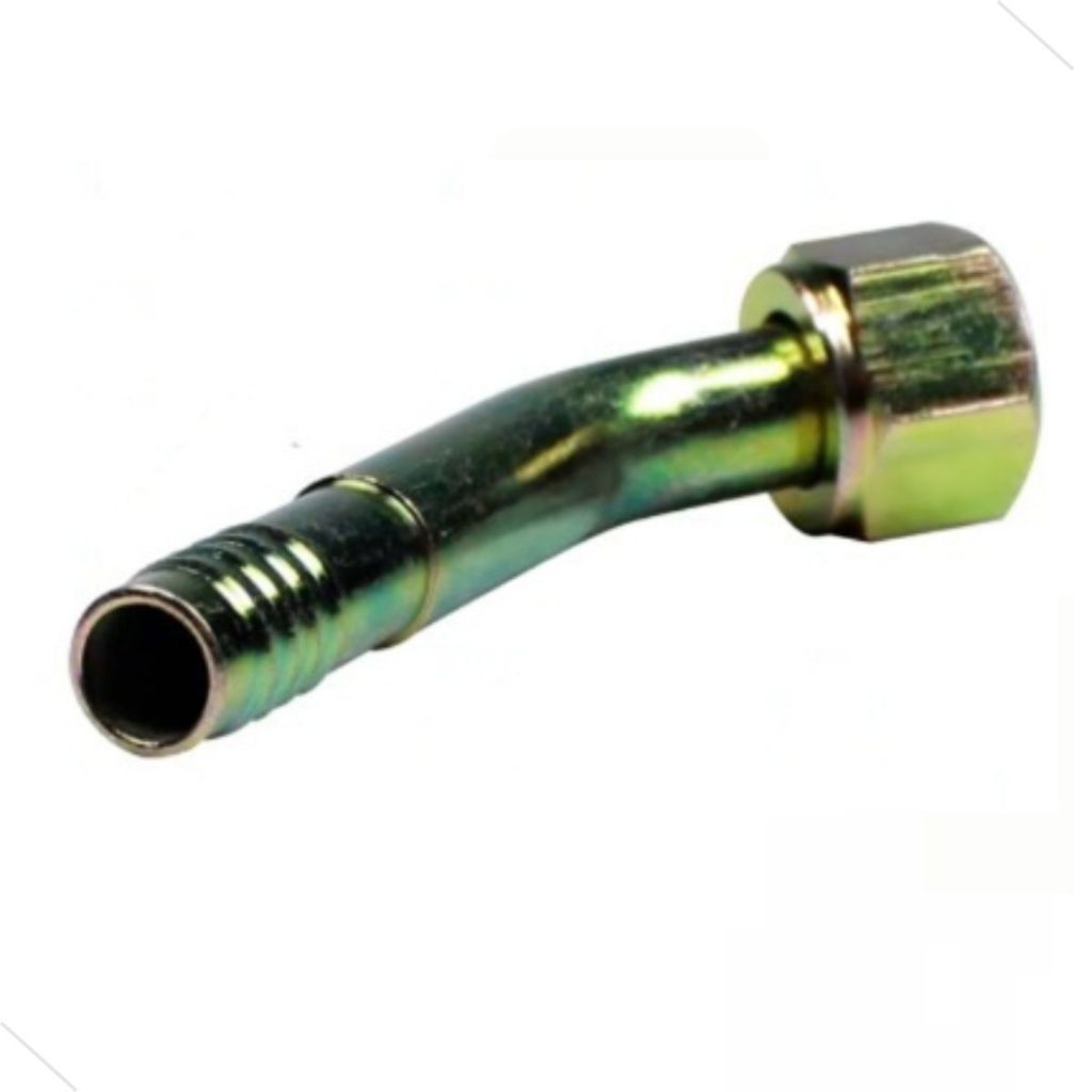 Conexão Ar Condicionado 45° Fêmea Aço 10mm O'ring S/clip em Oferta na Shopee