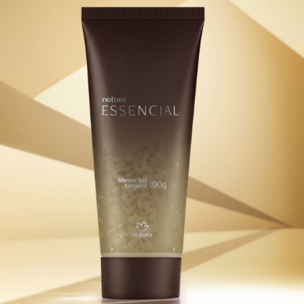 Shower Gel Corporal Essencial Masculino 100g Natura OU Kit com Desodorante Corporal