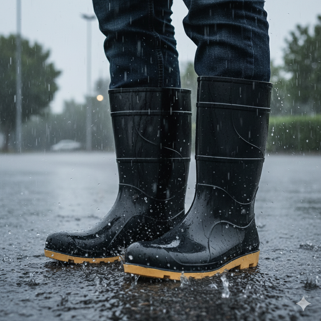 GALOCHA COM SOLADO AMARELO SRA UNISEX IMPERMEAVEL