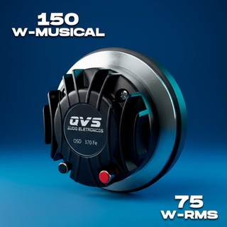 Corneta Driver QVS 370FE 75W Rms Trio Som Automotivo Paredao Bob D305 2 polegadas