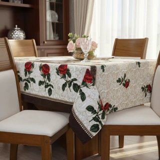 Toalha De Mesa 8 Cadeiras 2,50m x 1,45m Linhão Várias Estampas Algodão em Oferta na Shopee