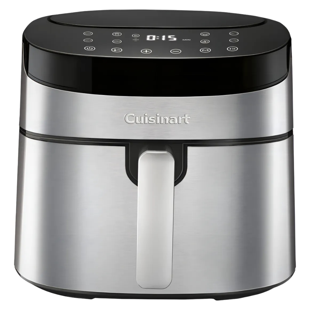 Air Fryer Digital 7,2 Litros Cuisinart 1800w Cor Prateado Fritadeira Elétrica Premium