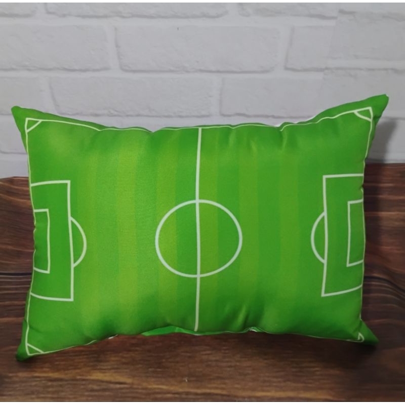 Almofada decorativa campo de futebol 35cmx25 cm