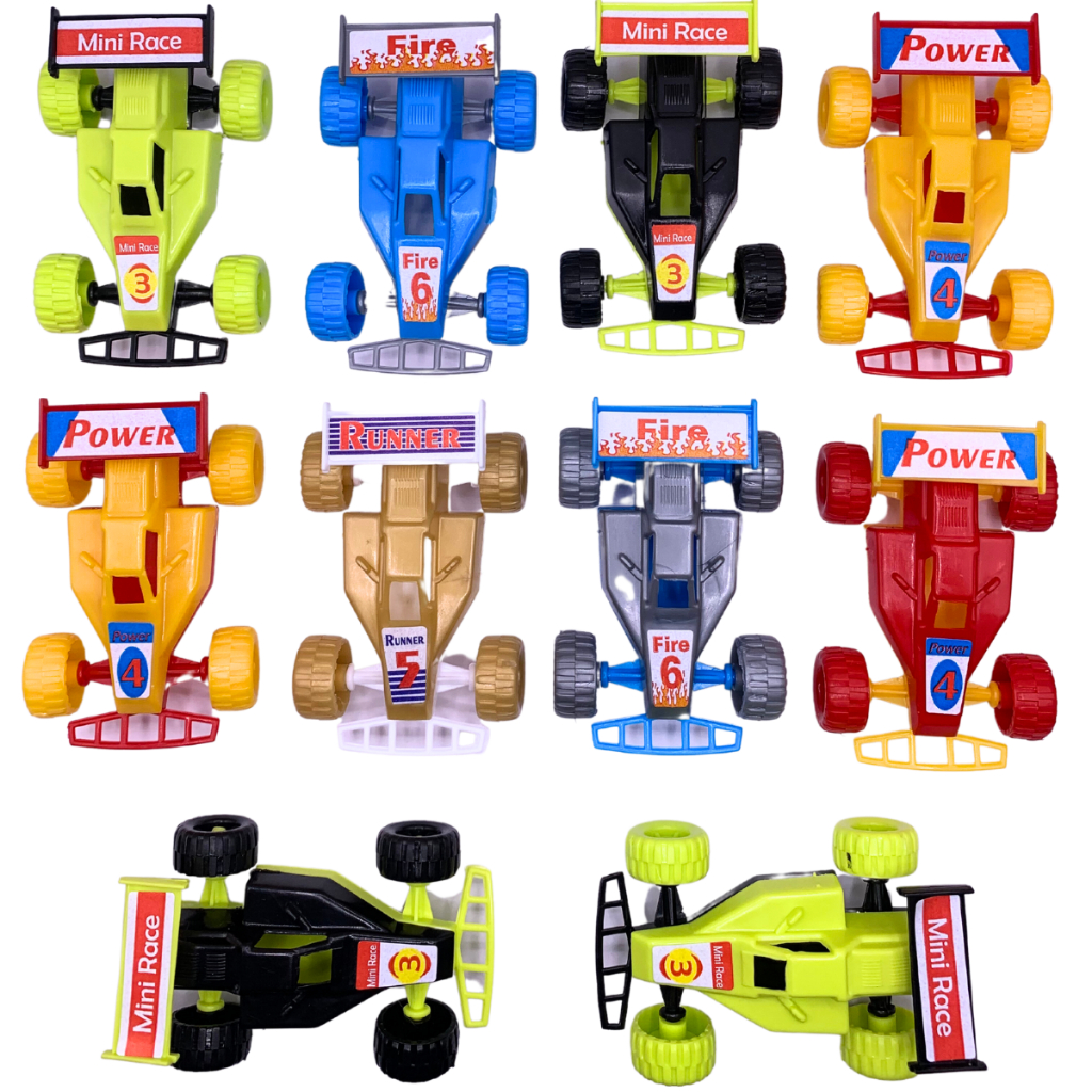 Kit 10 Mini Carrinhos De Brinquedo Formula Lembrancinha Aniversario Dia Das Crianças Natal Surpresa