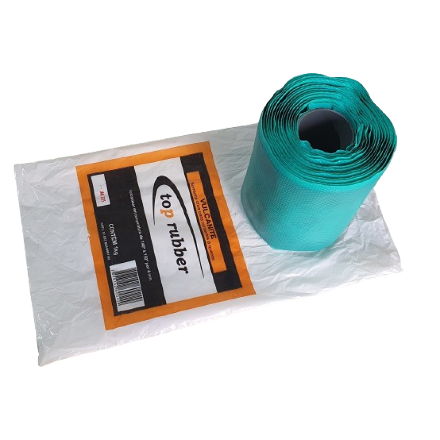 Vulcanite Para Conserto Quente Câmaras e Pneus - Rolo 1 Kg Top Rubber em Oferta na Shopee
