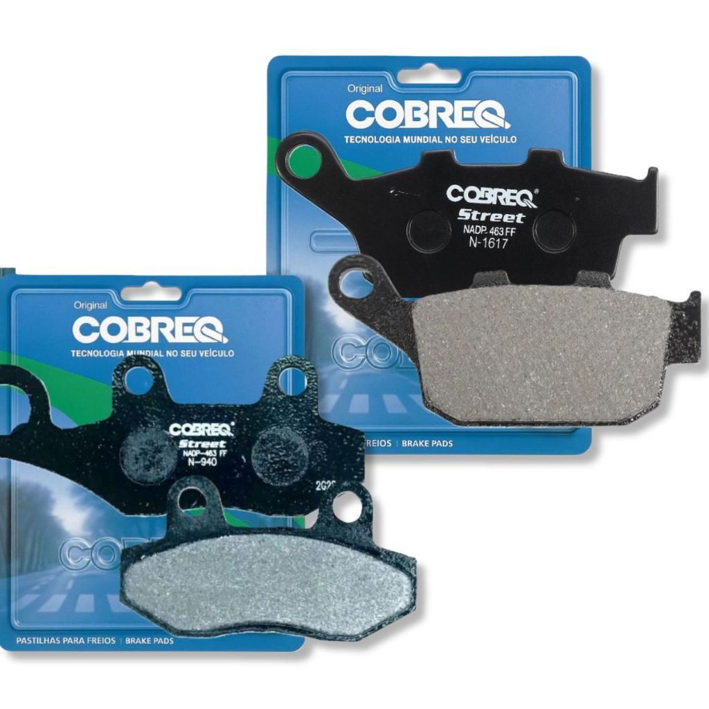 Kit Pastilhas de Freio Cb 300R Sem Abs 2009-2015 Cobreq em Oferta na Shopee