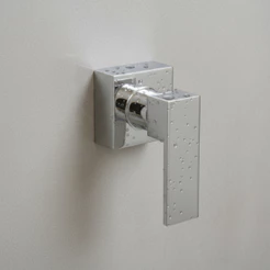 Acabamento Quadrado Registro Pressão Gaveta 1/2 3/4 de Banheiro Padrão Deca 100% Metal Cromado Luxo