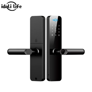 Fechadura Eletrônica Inteligente 6 em 1 IDALI LIFE Biometria, Senha Touch, Senha Temporária, App, Chave e Tag em Oferta na Shopee