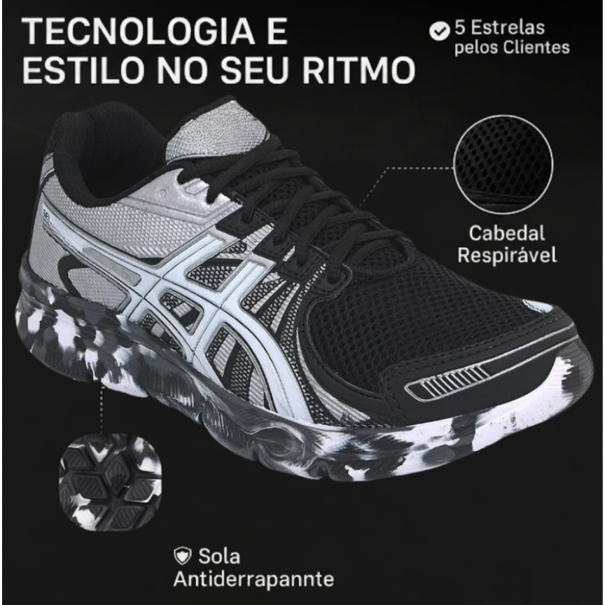 Tênis Masculino Academia Casual Confortável Leve Ideal Para Treino e Caminhada 38 ao 43