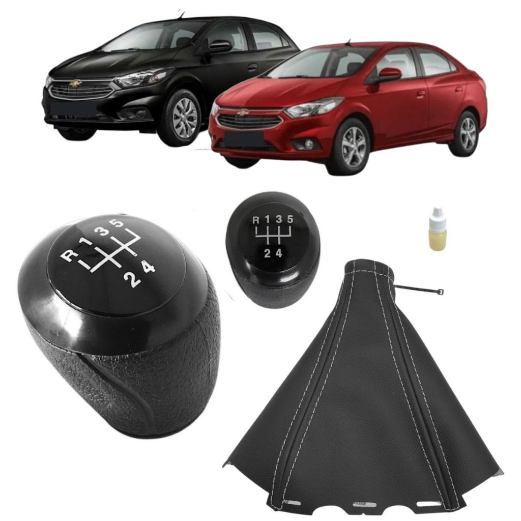 Reparo Manopla Bola E Forro Coifa Courvin Alavanca Câmbio Manual Activ Ltz Onix Prisma
