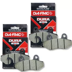 Kit Pastilhas de Freio P/ Dafra Citycom 300i 2010-2016 Diafrag