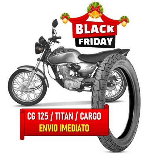 PNEU 90/90 18 KS TRASEIRO MOTO TITAN 150 CG 125 FAN 160 CARGO HONDA YBR YAMAHA