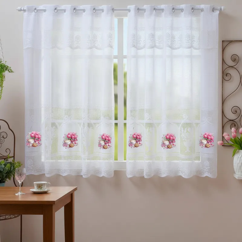 Cortina para Janela de Cozinha de Renda: Onde Comprar | BuscaProdutos