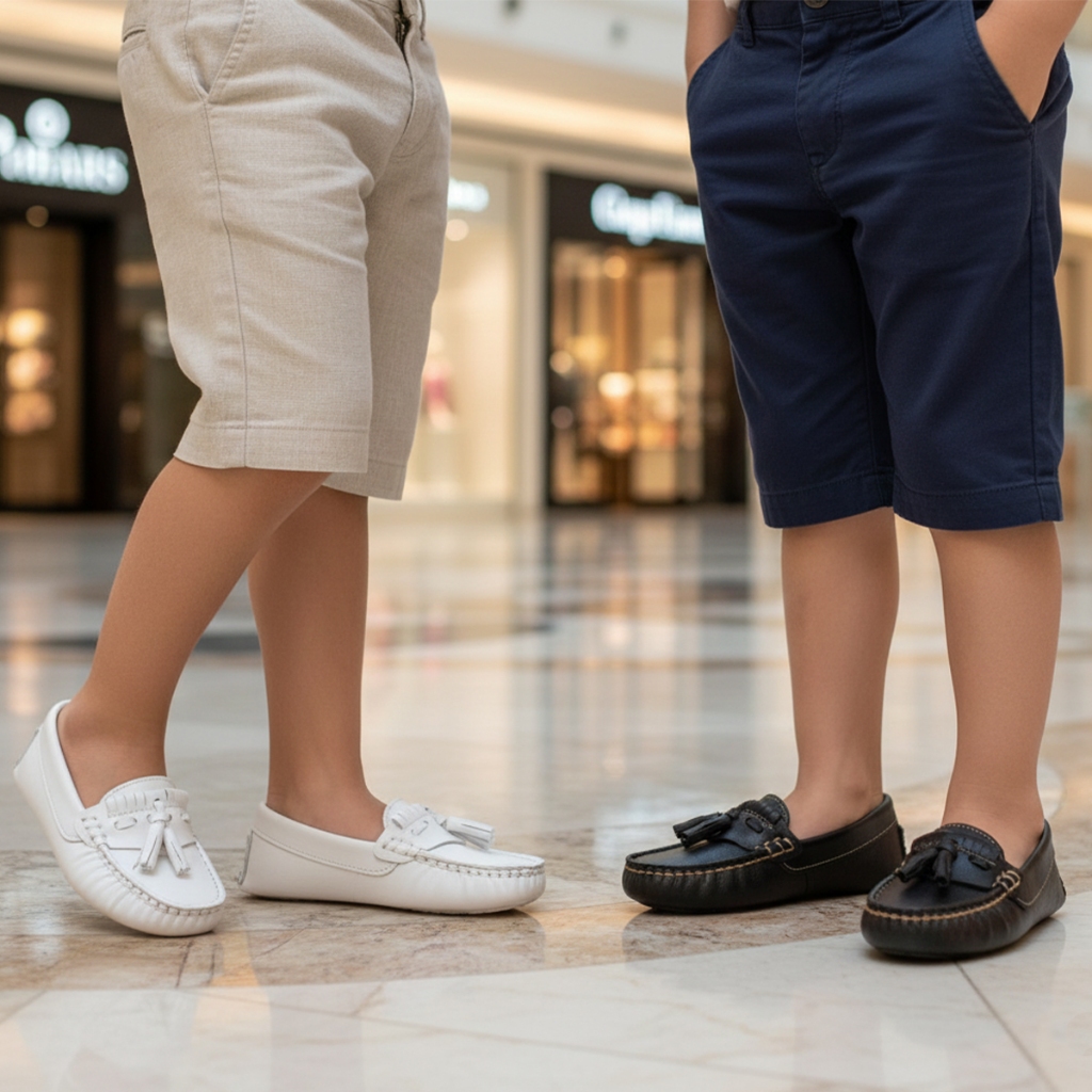 Kit 02 Pares Mocassim Infantil Masculino Batizado Festa Casamento Calçado Menino Sapato Sapatinho