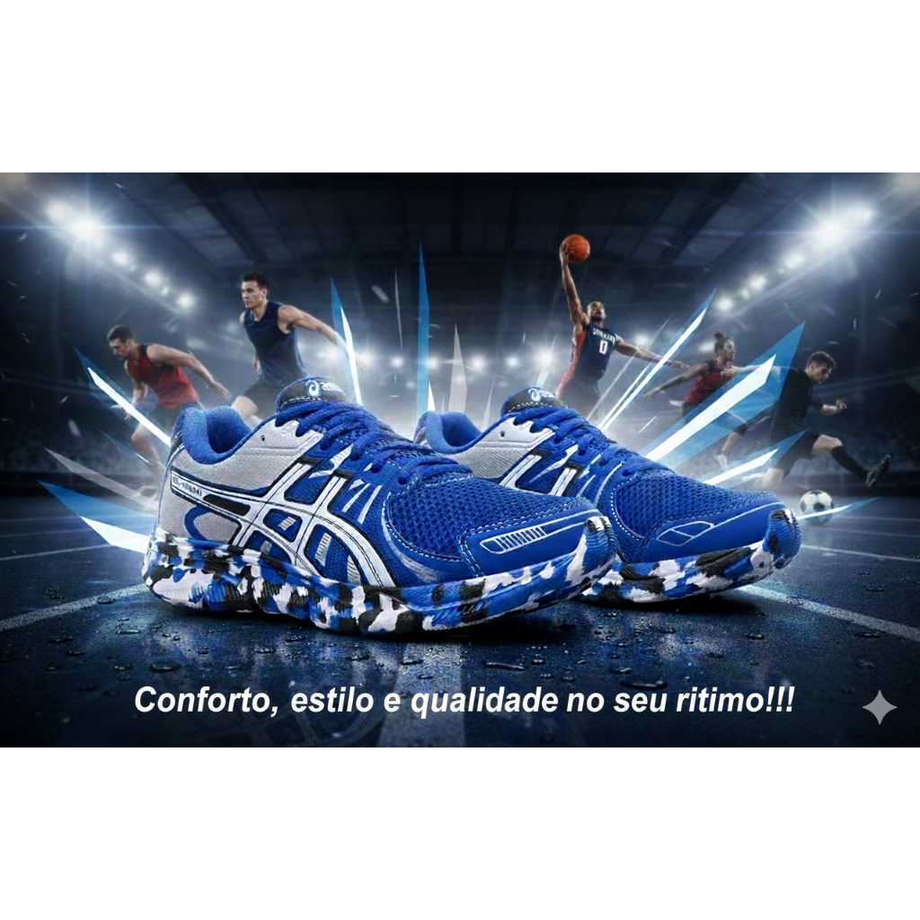 Tênis Feminino Corrida Academia Leve Moderno e Versátil Conforto Diário 34 ao 39