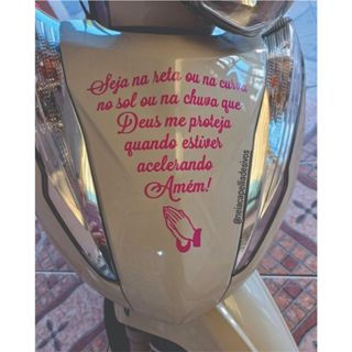 adesivo Frase para tanque de moto , Seja na reta ou na curva... em Oferta na Shopee