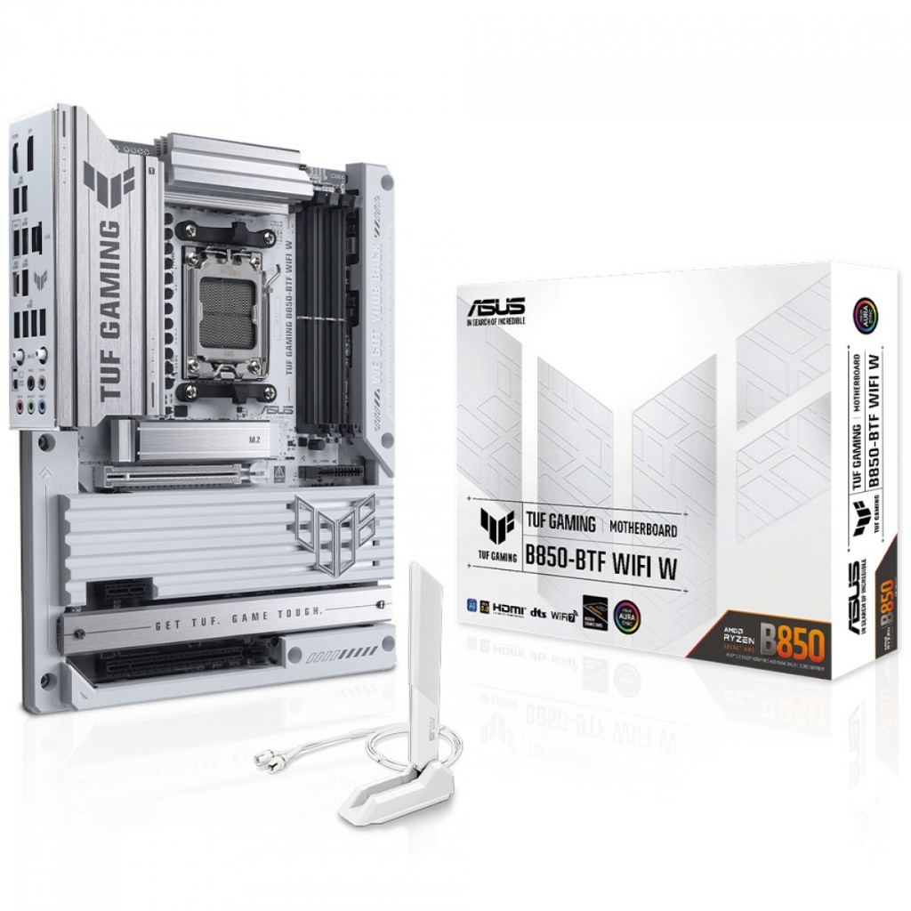 Placa Mãe Asus TUF Gaming B850-BTF WIFI W, Chipset B850, AMD AM5, ATX, DDR5, 90MB1KW0-M0EAY0