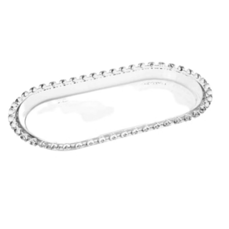 Bandeja oval de Acrílico Mesa posta/Café da manhã/ Decoração em Oferta na Shopee