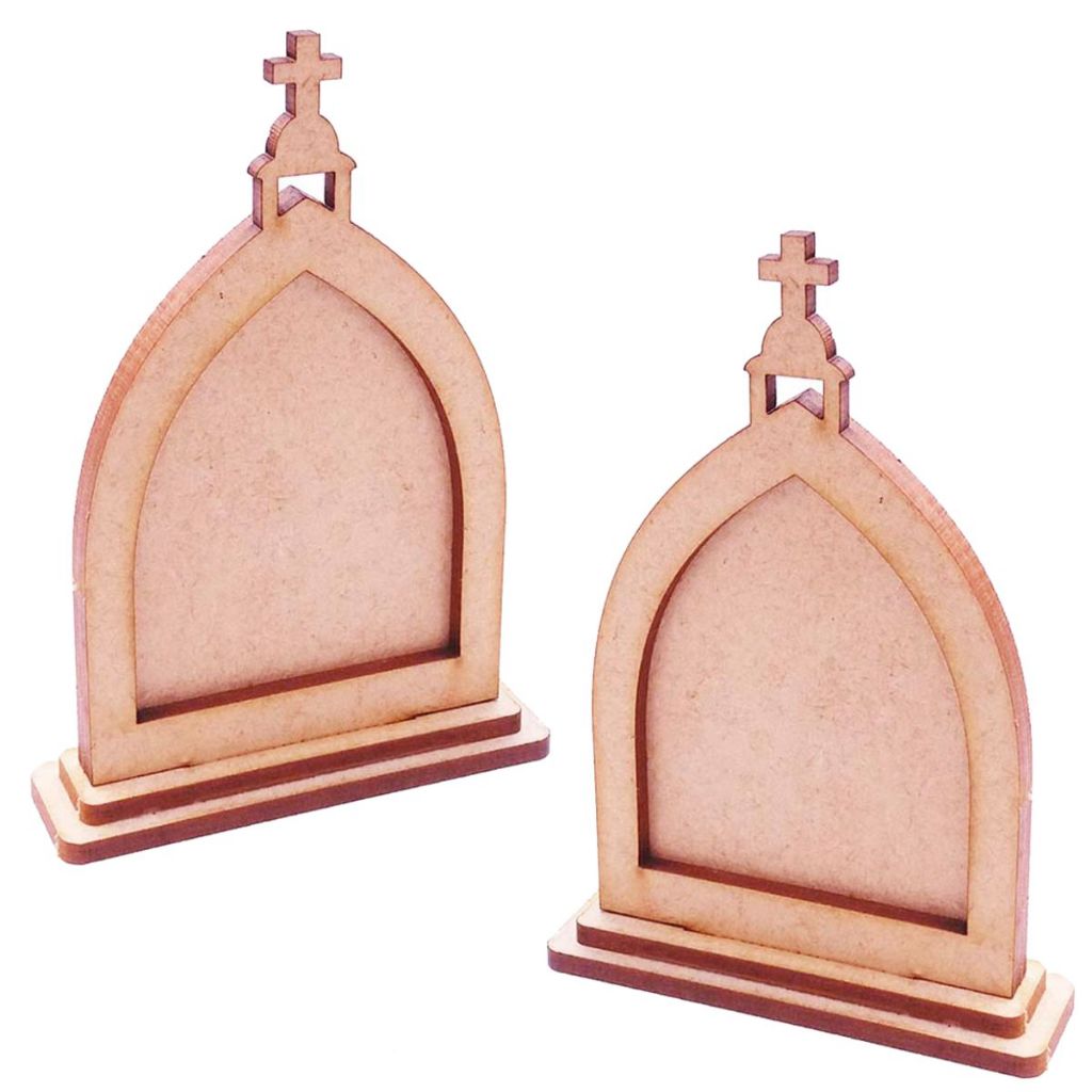 Kit 25 Mini display mdf cru miniatura totem capelinha 20 cm mdf oratorio santo santinha igrejinha