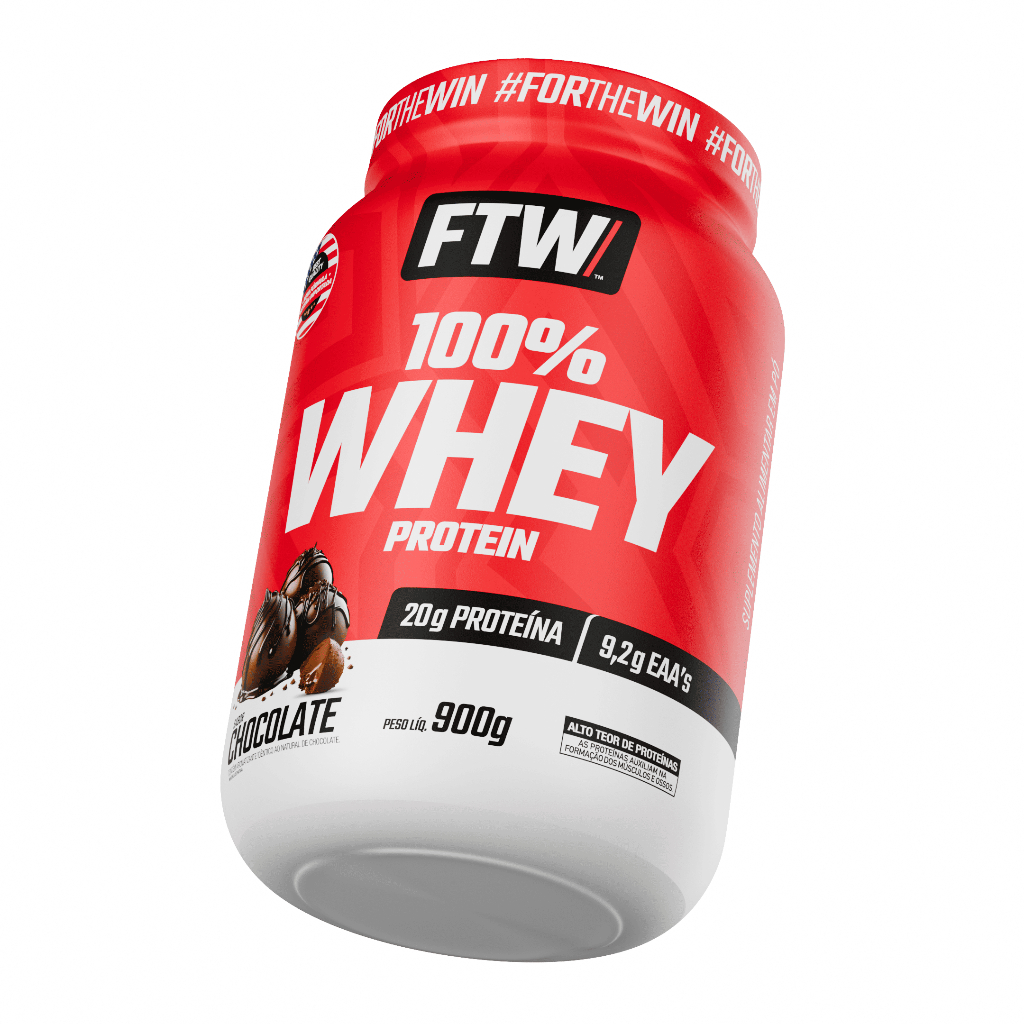 100% Whey protein Pote 900g - FTW