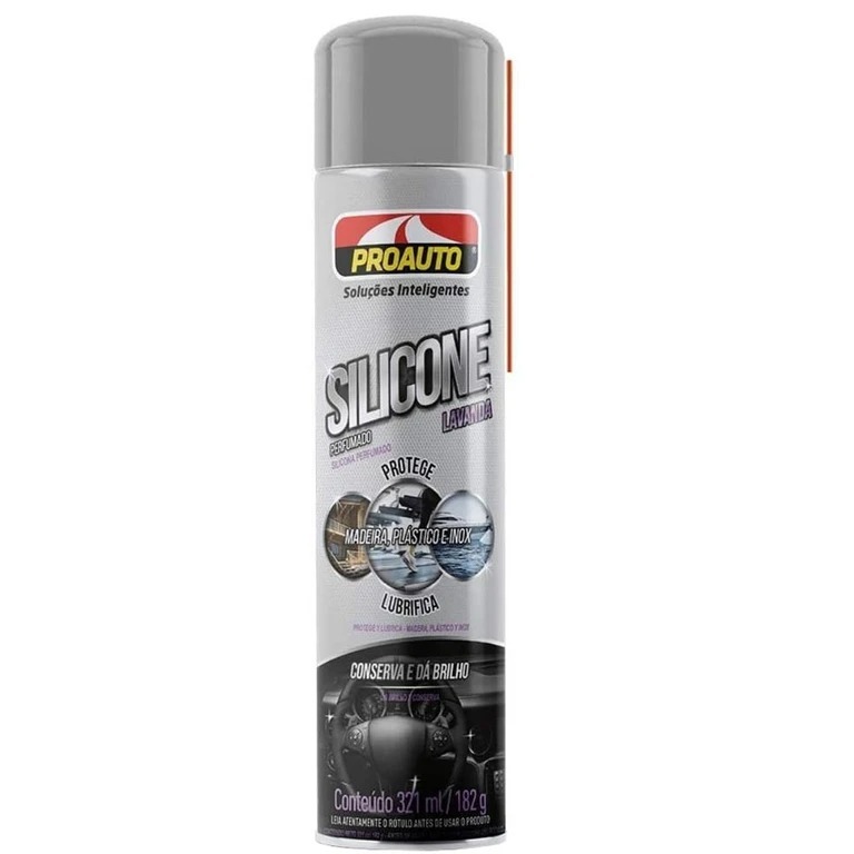 Silicone Aerosol Perfumado Lavanda Multiuso Proauto 321ml