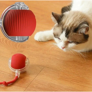 Bola Brinquedos De Rolamento Automático Cauda Do Falso Recarregável Bola Inteligente Gato…