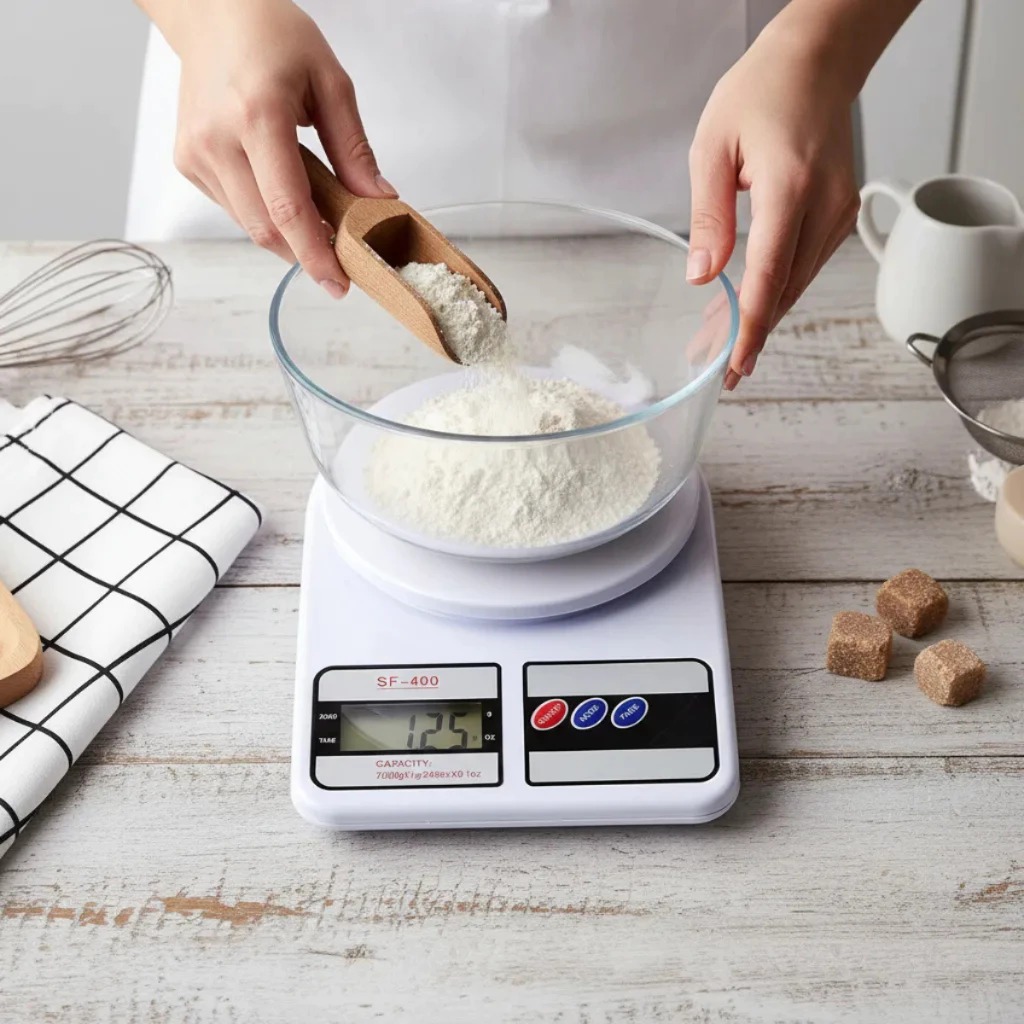 Balança Domestica Digital Eletrônica Portátil Branca Alta Cozinha Dieta até 10kg + pilhas em Oferta na Shopee