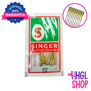 Agulha Singer de Máquina de Costura Doméstica Mini Máquina Singer (10 unidades) em Oferta na Shopee