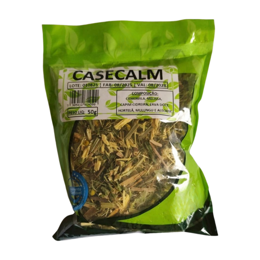 Imagem 🌿 CHÁ CALMANTE 50G – TRANQUILIDADE E EQUILÍBRIO NATURAL 🧘‍♀️