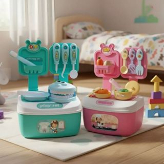 Cesta Maleta de Brinquedo Acessório Dentista Kit Cozinha Panelas Cozinheiro Médico Presente Criança em Oferta na Shopee