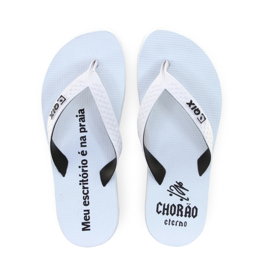 Chinelo da Lata Qix Chorão Eterno Masculino Branco Preto Conforto Resistente Borracha em Oferta na Shopee