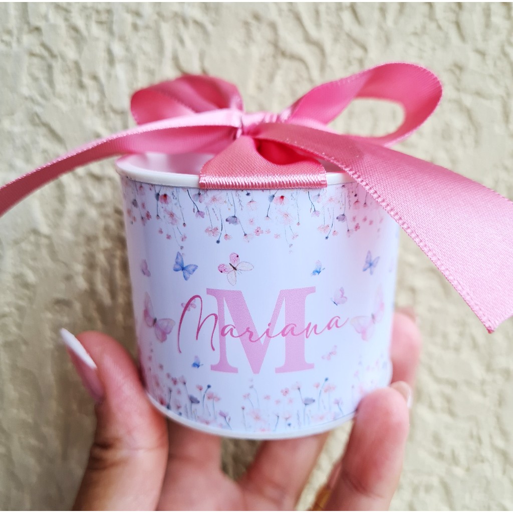 Kit tubolatas personalizadas JARDIM ENCANTADO| Lembrancinha maternidade | aniversário | chá de bebê | 5x6 - Vários temas