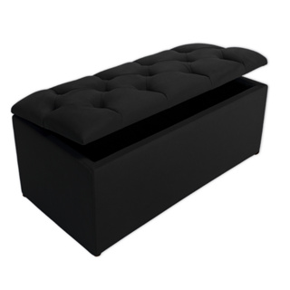 Baú Solteiro Pé De Cama Capitonê Decoração Guarda Objetos Quarto Sala em Oferta na Shopee