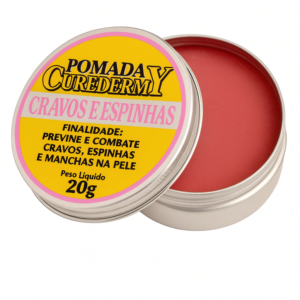 Kit Tira Manchas Seca Espinhas Pomada Extra Forte 02 Und