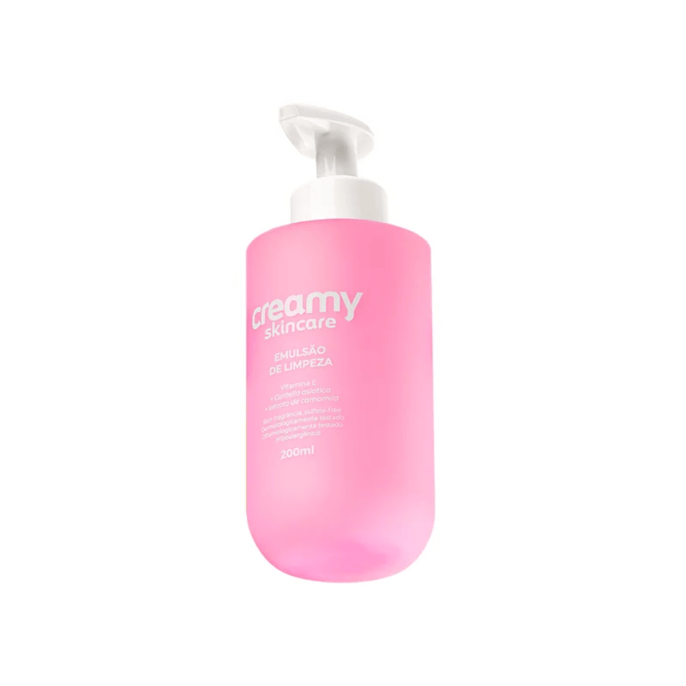 Limpador Suave Hidratante Emulsão De Limpeza Creamy 200ml